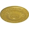 Ekena Millwork Lunel Ceiling Medallion (Fits Canopies up to 3 3/4"), Hand-Painted Rich Gold, 20 1/4"OD x 1 1/2"P CM20LURGS - alternate 3